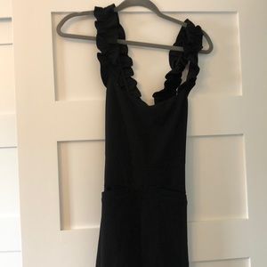 Sexy and sophisticated black romper